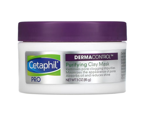 Cetaphil, Pro Derma Control, Purifying Clay Beauty Mask, 3 oz (85 g) Cetaphil, Pro Derma Control, Purifying Clay Beauty Mask, 3 oz (85 g)