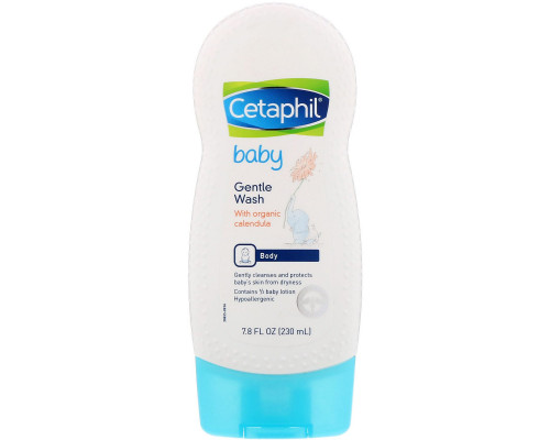 Cetaphil, Baby, деликатное очищающее средство, 230 мл Cetaphil, Baby, деликатное очищающее средство, 230 мл