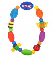 Nuby, Успокаивающий прорезыватель, Bug-а-Loop, 3 + месяцев, 1 шт.