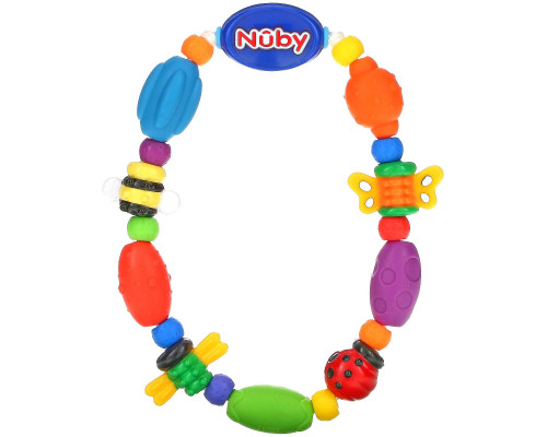 Nuby, Успокаивающий прорезыватель, Bug-а-Loop, 3 + месяцев, 1 шт. Nuby, Успокаивающий прорезыватель, Bug-а-Loop, 3 + месяцев, 1 шт.