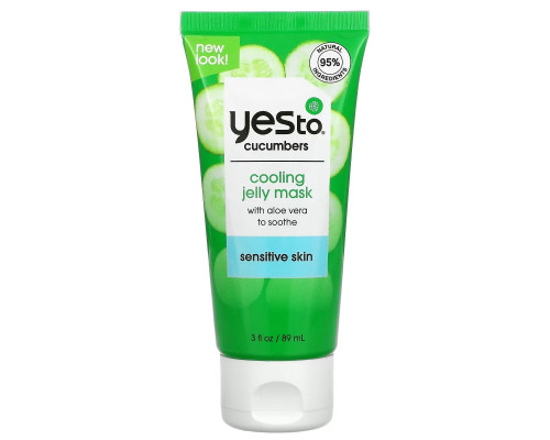 Yes To, Cooling Jelly Mask, Cucumbers, 3 fl oz (89 ml) Yes To, Cooling Jelly Mask, Cucumbers, 3 fl oz (89 ml)