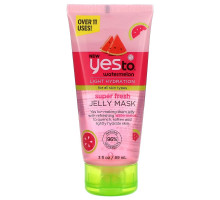 Yes To, Super Fresh Jelly Beauty Mask, арбуз, 89 мл (3 жидк. Унции)