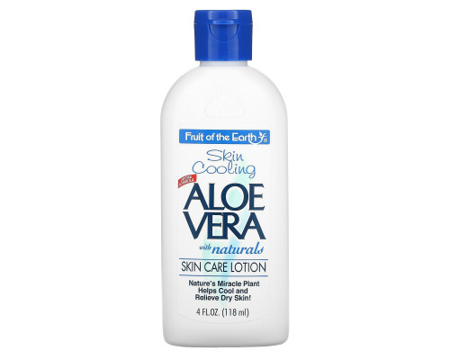 Fruit of the Earth, Skin Cooling, Aloe Vera Skin Care Lotion, 4 fl oz (118 ml) Fruit of the Earth, Skin Cooling, Aloe Vera Skin Care Lotion, 4 fl oz (118 ml)