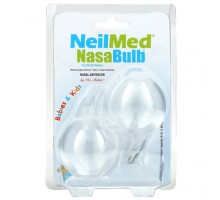 От аллергии NeilMed, Babies & Kids, NasaBulb, назальный аспиратор, 2 аспиратора, 50 мл (1,69 унции)