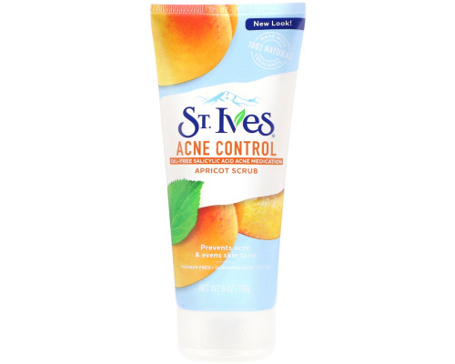 St. Ives, Скраб с абрикосом, борьба с акне, 170 г St. Ives, Скраб с абрикосом, борьба с акне, 170 г