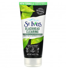 St. Ives, Green Tea Scrub, Blackhead Clearing, 6 oz (170 g)