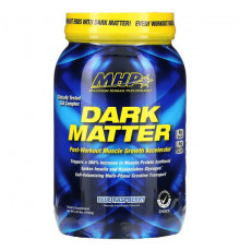 Аминокислоты MHP, DARK MATTER, ускоритель роста мышц после тренировки, голубая малина, 1560 г (3,44 фунта)