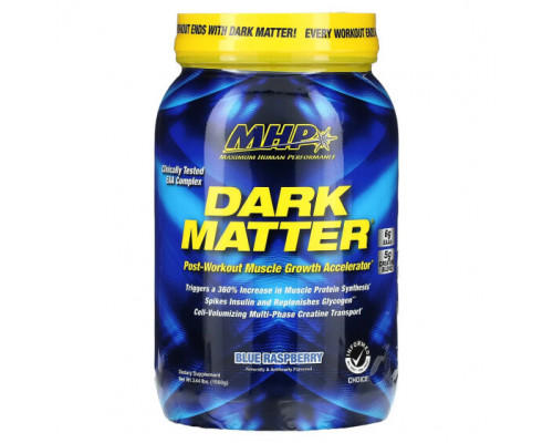 Аминокислоты MHP, DARK MATTER, ускоритель роста мышц после тренировки, голубая малина, 1560 г (3,44 фунта) Аминокислоты MHP, DARK MATTER, ускоритель роста мышц после тренировки, голубая малина, 1560 г (3,44 фунта)