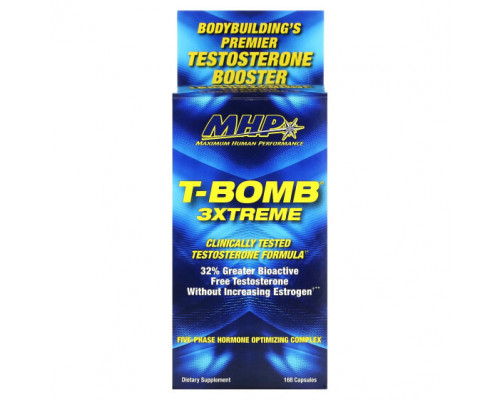 Мужское здоровье T-Bomb 3Xtreme, 168 Capsules Мужское здоровье T-Bomb 3Xtreme, 168 Capsules