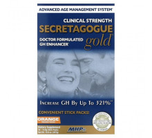 Женское здоровье MHP, Secretagogue-Gold, апельсин, 30 пакетиков в стиках по 14,9 г (0,53 унции)