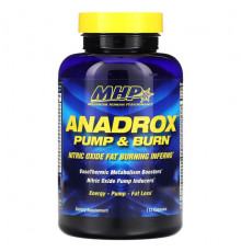 Для похудения и контроля веса MHP, Anadrox Pump & Burn, 112 капсул