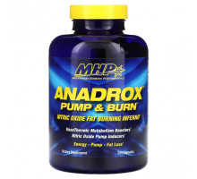 Для похудения и контроля веса MHP, Anadrox Pump & Burn, 224 капсулы