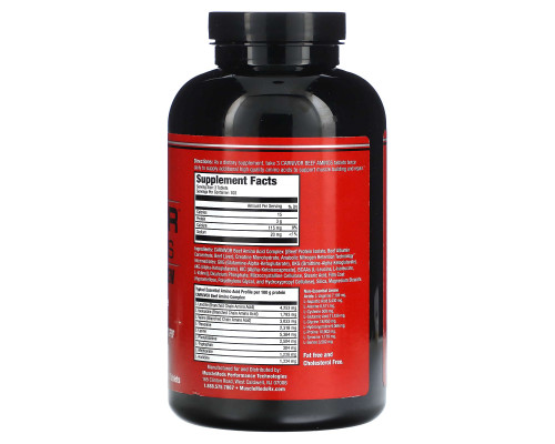 MuscleMeds, Carnivor Beef Aminos, 100% чистый говяжий протеин, 300 таблеток MuscleMeds, Carnivor Beef Aminos, 100% чистый говяжий протеин, 300 таблеток