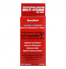 Мужское здоровье Vitamin T, Testosterone Boosting Multi-Vitamin For Men, 90 Tablets