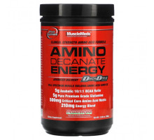 Аминокислоты MuscleMeds, Amino Decanate Energy, клубника и киви, 396 г (13,96 унции)