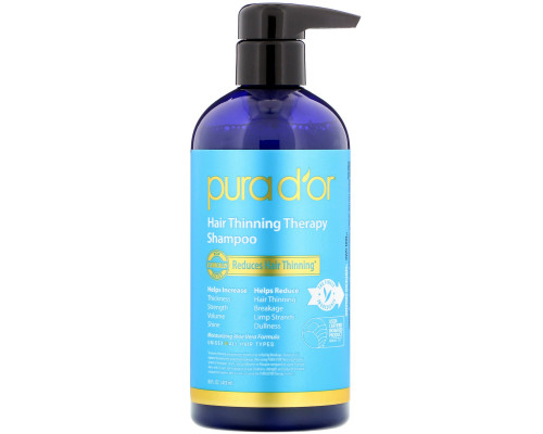 Pura D'or, Hair Loss Prevention Therapy Shampoo, 16 fl oz (473 ml) Pura D'or, Hair Loss Prevention Therapy Shampoo, 16 fl oz (473 ml)