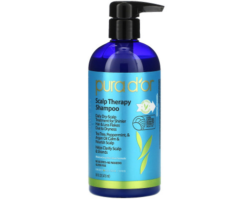 Pura D'or, Scalp Therapy Shampoo, 16 fl oz (473 ml) Pura D'or, Scalp Therapy Shampoo, 16 fl oz (473 ml)