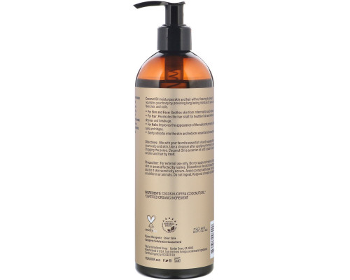 Pura D'or, Professional, Fractionated Coconut Oil, 16 fl oz (473 ml) Pura D'or, Professional, Fractionated Coconut Oil, 16 fl oz (473 ml)