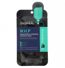 Mediheal, W.H.P, Brightening & Hydrating Charcoal Mask, 1 Sheet, 0.84 fl oz (25 ml)