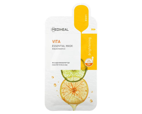 Mediheal, Vita, маска для ухода за кожей Essential Beauty Mask, 0,81 жидк. унция $ 12.99 (24 мл) Mediheal, Vita, маска для ухода за кожей Essential Beauty Mask, 0,81 жидк. унция $ 12.99 (24 мл)