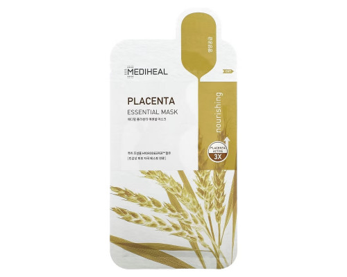 Mediheal, Placenta, Essential Beauty Mask, 1 шт., 24 мл (0,81 жидк. Унции) Mediheal, Placenta, Essential Beauty Mask, 1 шт., 24 мл (0,81 жидк. Унции)