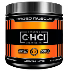 Kaged Muscle, Патентованный C-HCL креатин, лимон и лайм, 2,70 унц. (76,425 г)