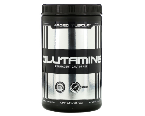 Kaged Muscle, Глутамин, без ароматизаторов, 1,1 фунта (500 г) Kaged Muscle, Глутамин, без ароматизаторов, 1,1 фунта (500 г)