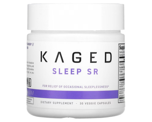 Kaged, Sleep SR, 30 Veggie Capsules Kaged, Sleep SR, 30 Veggie Capsules