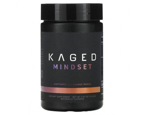 Улучшение памяти и работы мозга Kaged, Mindset, апельсин и манго, 112,5 г (3,97 унции) Улучшение памяти и работы мозга Kaged, Mindset, апельсин и манго, 112,5 г (3,97 унции)