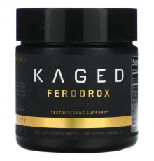 Мужское здоровье Kaged, Матрица поддержки тестостерона Ferodrox, 60 вегетарианских капсул