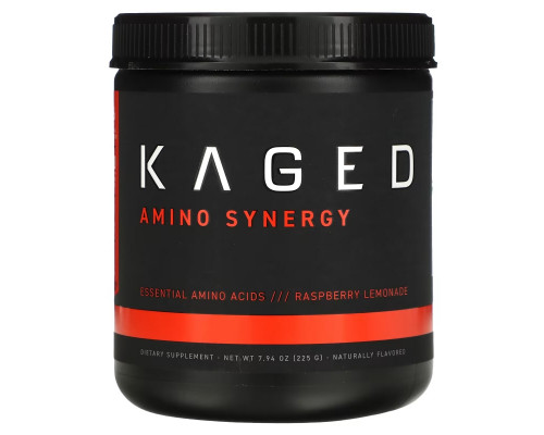 Kaged, Amino Synergy, Raspberry Lemonade, 7.94 oz (225 g) Kaged, Amino Synergy, Raspberry Lemonade, 7.94 oz (225 g)