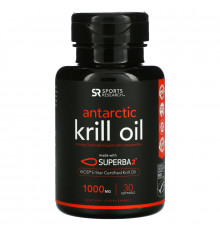 Sports Research, Antarctic Krill Oil with Astaxanthin, 1000 mg, 30 Softgels