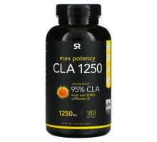 Sports Research, CLA 1250, Максимальная Эффективность, 1250 мг, 180 Желатиновых капсул