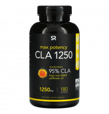 Sports Research, CLA 1250, Максимальная Эффективность, 1250 мг, 180 Желатиновых капсул