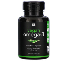 Sports Research, Vegan Omega-3, 60 Veggie Softgels