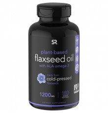 Sports Research, Flaxseed Oil with Plant Based Omega-3, 1200 mg , 180 Veggie Softgels