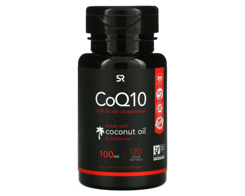 Sports Research, CoQ10, 100 mg, 120 Veggie Softgels Sports Research, CoQ10, 100 mg, 120 Veggie Softgels