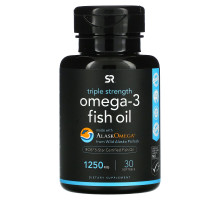 Sports Research, Omega-3 Fish Oil, Triple Strength, 1250 mg, 30 Softgels