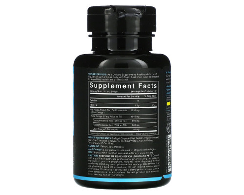 Sports Research, Omega-3 Fish Oil, Triple Strength, 1250 mg, 30 Softgels Sports Research, Omega-3 Fish Oil, Triple Strength, 1250 mg, 30 Softgels