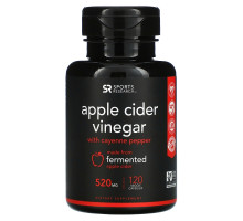 Sports Research, Apple Cider Vinegar with Cayenne Pepper, 520 mg, 120 Veggie Capsules