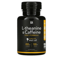 Sports Research, L-Theanine & Caffeine with MCT Oil, 60 Softgels