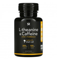 Sports Research, L-Theanine & Caffeine with MCT Oil, 60 Softgels