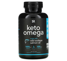 Sports Research, Keto Omega with Sockeye Salmon Oil, 120 Softgels