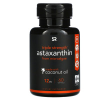 Sports Research, Astaxanthin Made With Coconut Oil, Triple Strength, 12 mg, 60 Softgels