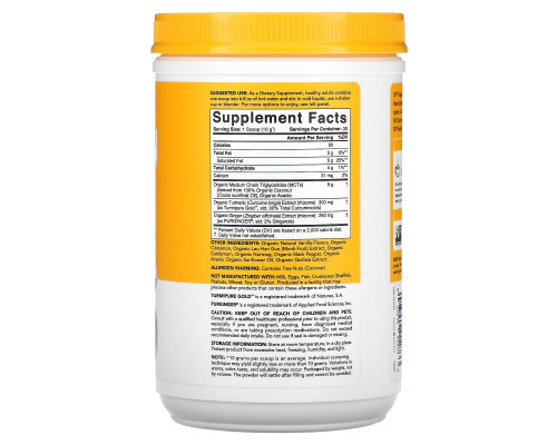 Sports Research, Golden Milk with Turmeric & Ginger, 10.6 oz (300 g) Sports Research, Golden Milk with Turmeric & Ginger, 10.6 oz (300 g)