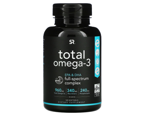 Sports Research, Total Omega-3, 120 Softgels Sports Research, Total Omega-3, 120 Softgels