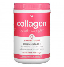 Sports Research, Collagen Beauty Complex, Marine Collagen, Strawberry Lemonade, 9.52 oz (270 g)
