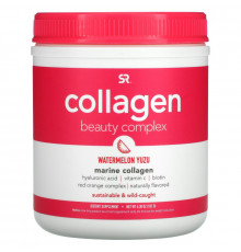 Sports Research, Collagen Beauty Complex, Marine Collagen, Watermelon Yuzu, 6.38 oz (181 g)