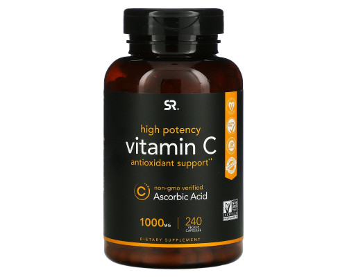 Sports Research, Vitamin C, 1,000 mg, 240 Veggie Capsules Sports Research, Vitamin C, 1,000 mg, 240 Veggie Capsules