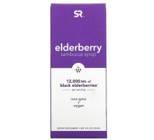 Sports Research, Elderberry Sambucus Syrup, 12,000 mg, 4 fl oz (120 ml)